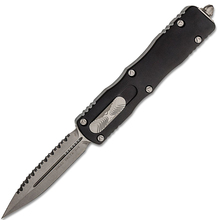 Microtech Dirac Delta D/E Stonewash Standard Full Serration 227-12 - KNIFESTOCK