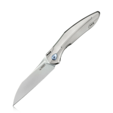KUBEY Barracuda Couteau Pliant Front Flipper Liner Lock Manche en Titane KU299 - KNIFESTOCK