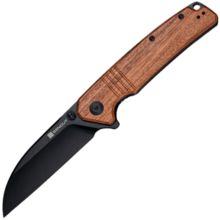 Sencut Awassi Guibourtia Wood HandleBlack 9Cr18MoV BladeLiner Lock - KNIFESTOCK