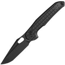 Vosteed Thunderbird(3.25"Blade) Elmax Black Stonewash Black Titanium A0312 - KNIFESTOCK
