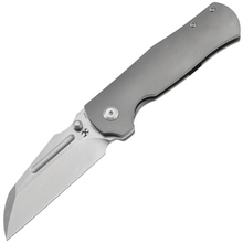 Kansept Dreadnaught Stonewashed CPM S35VN, Stonewashed Ti - KNIFESTOCK