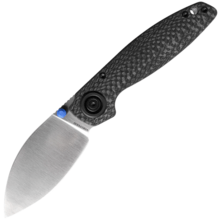 Vosteed Shilin Cutter Elmax Satin Black Carbon Fiber A2810 - KNIFESTOCK