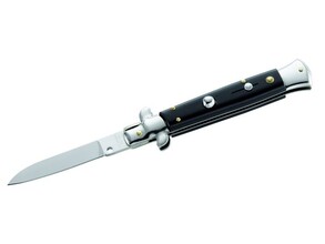 Herbertz Herbertz Couteau à ressort, AISI 420, plastique, noir 237021 - KNIFESTOCK