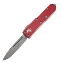 MICROTECH UTX-85 S/E Stonewash Standard Red 231-10RD - KNIFESTOCK