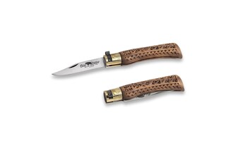 OLD BEAR® ROZSDAMENTES ACÉL, FARAGOTT DIÓFA MARKOLAT XS 9307/15_LNI - KNIFESTOCK