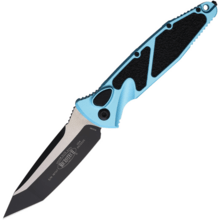 Microtech SOCOM ELITE T/E-AUTO BLACK STANDARD TURQ 161A-1TQ - KNIFESTOCK