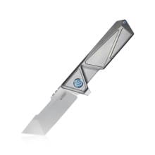 KUBEY Avenger Couteau Flipper à Verrouillage de Cadre Manche en Titane 6AL4V KB209A - KNIFESTOCK
