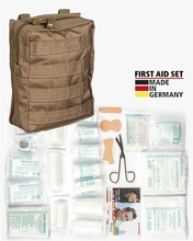 Mil-Tec FIRST AID SET LEINA PRO. 43ks. LG dark coyote 16025519 - KNIFESTOCK