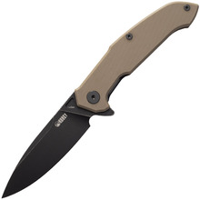 KUBEY Victory Liner Lock Flipper Kés Tan G10 Markolat KU219C - KNIFESTOCK