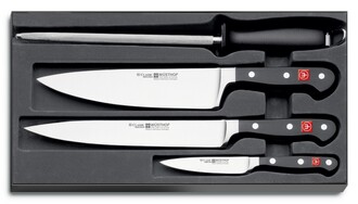 WUSTHOF set CLASSIC 4-delig, keukenmessen en aanzetstaal - KNIFESTOCK