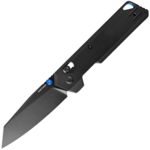 Vosteed Parallel 154CM Black Stonewash Black Titanium A3501 - KNIFESTOCK