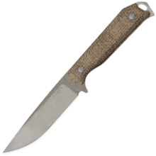 Kizer Begleiter Fix 3V Burlap Micarta 1045MD1 - KNIFESTOCK