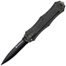 Smith & Wesson OTF Dague Grise SWOTF9B - KNIFESTOCK