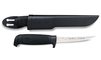 Marttiini Basic Filleting knife Basic 10 stainless steel/rubber/plastic/ black 817010 - KNIFESTOCK