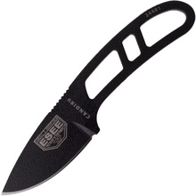 ESEE Knives Candiru Black CAN-B-E-CS couteau de cou avec étui noir + clip de ceinture - KNIFESTOCK