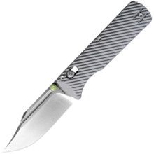 Vosteed Vombat M390 Satin Aluminum Gray A4101 - KNIFESTOCK