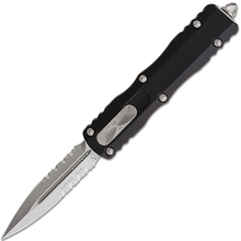 Microtech Dirac D/E Stonewash Standard Partial Serration 225-11 - KNIFESTOCK