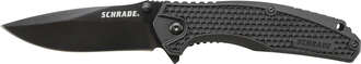 Schrade Liner Lock 8Cr13MoV Lamă Drop Point din Oțel Carbon Înalt. Mâner ABS/TPR. Index Flipper. - KNIFESTOCK