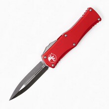 MICROTECH HERA D/E Satin Rouge 702-4RD - KNIFESTOCK