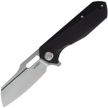 KUBEY Atlas Nest Liner Lock Folding Knife Black G10 Handle KU328A - KNIFESTOCK