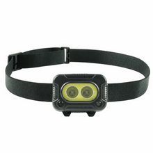 Technik čelovka s pogumovaním, LED CREE XPG-2+LED COB, USB-C, červené svetlo, stroboskop - KNIFESTOCK