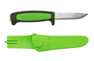 Morakniv Basic 511 Carbon Limited Edition 2019 Zwart/Groen/Zwart 100St/Doos 13466 - KNIFESTOCK