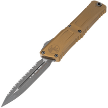 Microtech Combat Troodon® D/E Gen III Apocalyptic® Tan Apocalyptic® Full Serrated - KNIFESTOCK