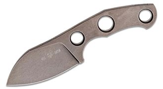 GIANT MOUSE GMF1-F 5mm. M390 Dark PVD stonewashed GM-GMF1-F-PVD - KNIFESTOCK