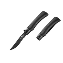 OLD BEAR® L - BLACK PTFE COATED BLADE, BLACK LAMINATED HANDLE 9393/21_MNN - KNIFESTOCK