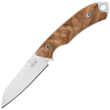 MKM POCKET TANGO 2 – MAGNACUT LAMBSF. Satin Fixed terä, OLIVE WOOD kahva, +POCKET L - KNIFESTOCK