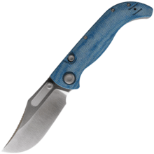 Vosteed Naga S35VN Satin Blue Norplex UltreX™ Micarta A3901 - KNIFESTOCK