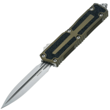 Microtech SCARAB II GEN III D/E STONEWASH STANDARD OD GREEN 1280-10OD - KNIFESTOCK