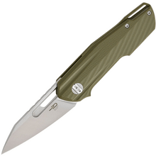 Bestech Knives Toddler Satin+stonewash 14C28N G10 OD Green BG64B - KNIFESTOCK