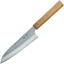 Dellinger Santoku Knife 170 mm Kanetsugu SHIUN VG-2 3 layers, japanese OAK - KNIFESTOCK