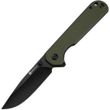 Sencut Aetheris OD Green G10 HandleBlack 9Cr18MoV BladeLiner Lock - KNIFESTOCK