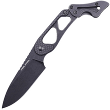 Real Steel Cormorant Apex. Carbon Fibre, Blackwash 14C28N RE-3724 - KNIFESTOCK