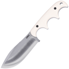 CRKT Minimalist Nessmuk Ivory 12C27, Satin Plain Edge, Micarta 2375 - KNIFESTOCK