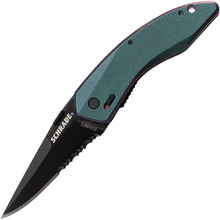 Schrade M.A.G.I.C. Mini "Land Shark" Cu Asistență Folder Tech cu Schimbare de Culoare, Lamă din Oțel - KNIFESTOCK