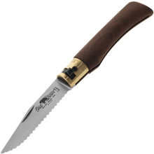 OLD BEAR® S - STAINLESS STEEL, WALNUT HANDLE, SERRATED BLADE 9337/17_LN - KNIFESTOCK