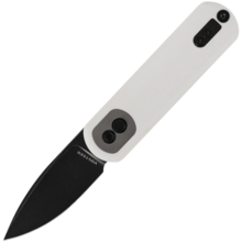 Vosteed Corgi Pup 14C28N Black Stonewash White G10 A0718 - KNIFESTOCK