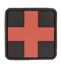 Mil-Tec PATCH 3D FIRST AID PVC M.KLETT čierna LG 16830402 - KNIFESTOCK