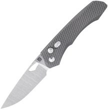 Real Steel Griffin Ultimatum Titan, Vanax Stonewash Button lock RE-7131T1 - KNIFESTOCK