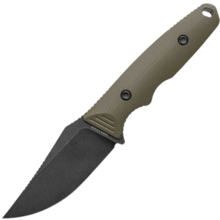 Vosteed H-Back 14C28N Black Stonewash Green G10 D0402 - KNIFESTOCK