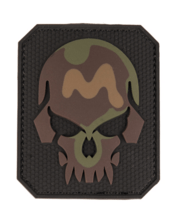 Mil-Tec PATCH 3D SKULL PVC M.KLETT tarn LG 16832120 - KNIFESTOCK