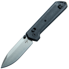 KNFS Böker Plus Kihon Satin, Black Micarta, 14C28N, KNFS Exclusive, Limited Edition 200pcs - KNIFESTOCK