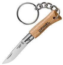 Opinel N°02 Inox Keychain Beech 000065 - KNIFESTOCK