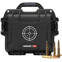 Nanuk 908 Case 908 empty - w/white target Logo - Black 908S-000BK-PA0-AMM0 - KNIFESTOCK