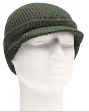 Mil-Tec US WATCH CAP M.SCHIRM LAINE olive 12141001 - KNIFESTOCK