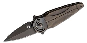 Fox Knives COUTEAU PLIANT SATURN FOX/ANARCNIDE LAME EN ACIER INOXYDABLE M390 PVD, MANCHE EN TITANE P - KNIFESTOCK
