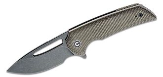 CIVIVI Odium Donkergroen Micarta/Zwart Stonewashed D2 C2010G - KNIFESTOCK